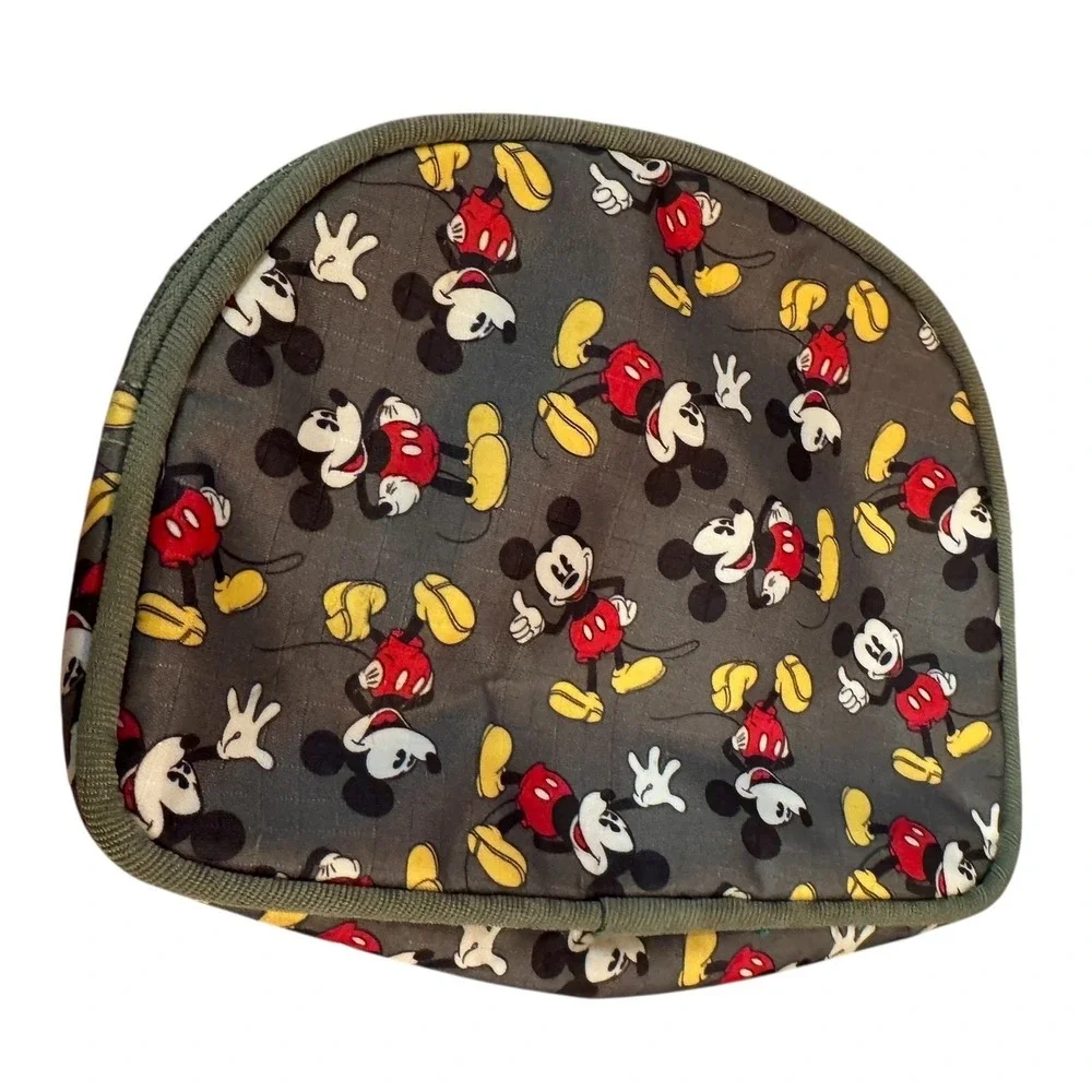 Disney Mickey Mouse Cosmetic Bag Travel‎ Pouch Makeup Organizer Zippered